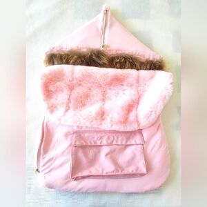 Baby Cozy Pink Fur Lined Accessories